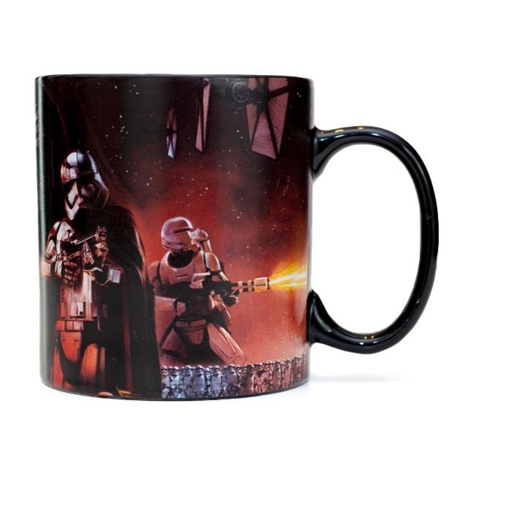 Disney Star Wars Ceramic Coffee Mug The Force Awakens Wrap Around Scene, 20 Oz